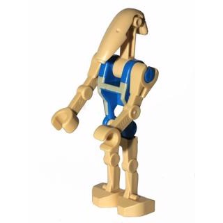 Image of Battle Droid Pilot with Blue Torso with Tan Insignia and Straight Arm (Star Wars 360)