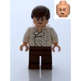 LEGO Star Wars Han Solo, Reddish Brown Legs without Holster Pattern