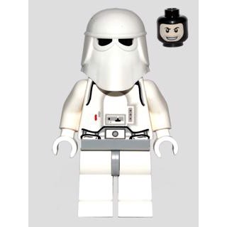 LEGO Star Wars Snowtrooper, Light Bluish Gray Hips, White Hands, Printed Head