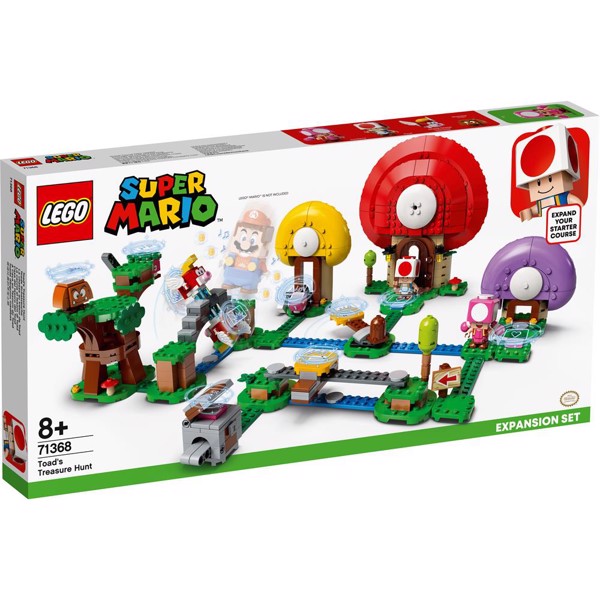 LEGO Super MArio Toads skattejagt  -  udvidelsessæt - 71368 - LEGO Super Mario